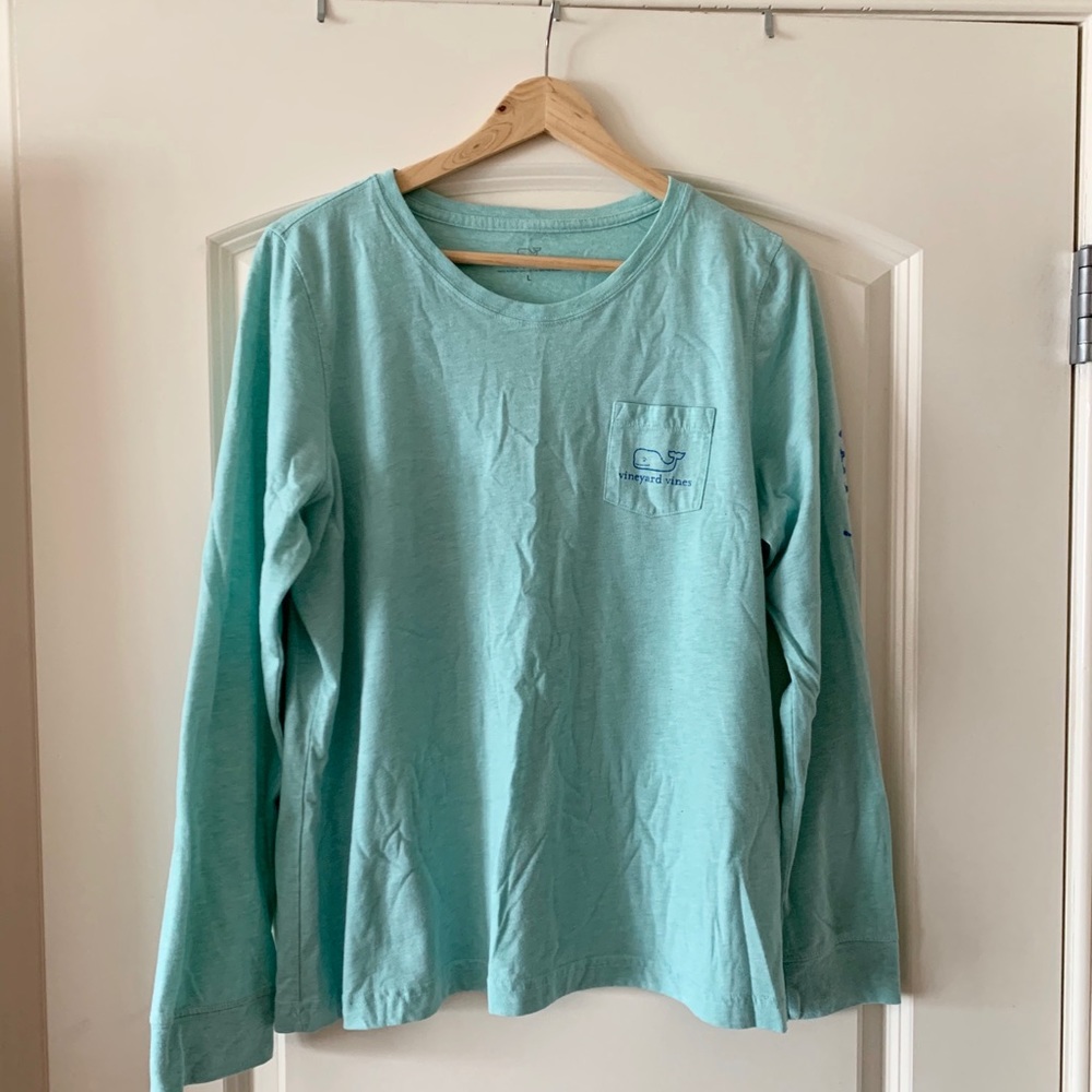 Vineyard Vines Green Long Sleeve Tee